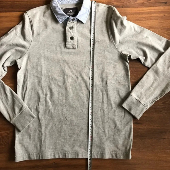 💙 Sacoor Brothers Long Sleeve Shirt 💙 - Picture 6 of 11